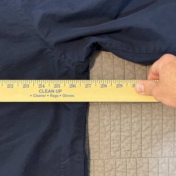 Vtg Polo Golf Ralph Lauren Jacket Men XL Blue Lightweight Packable Hood Boxy Fit - Picture 13 of 16